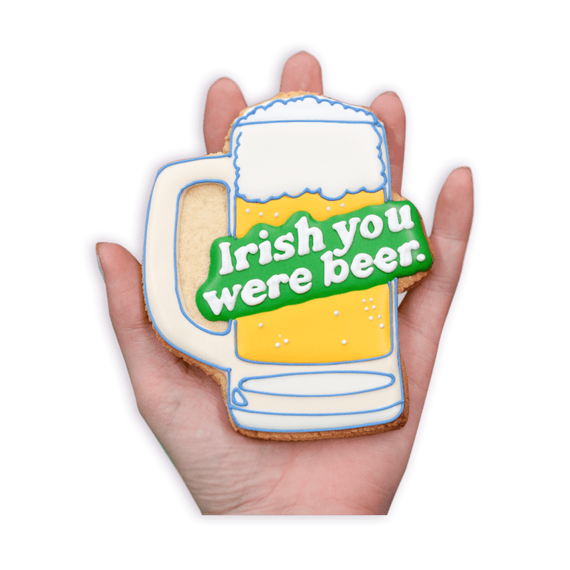 irish you were beer pick a cookie funny face bakery 298826