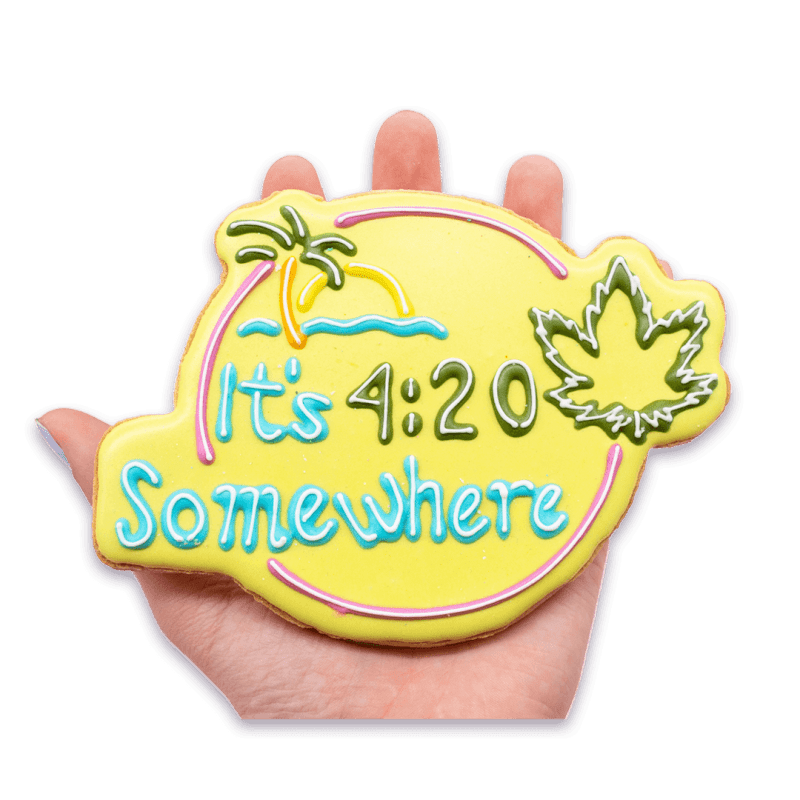 its 420 somewhere pick a cookie funny face bakery 991587