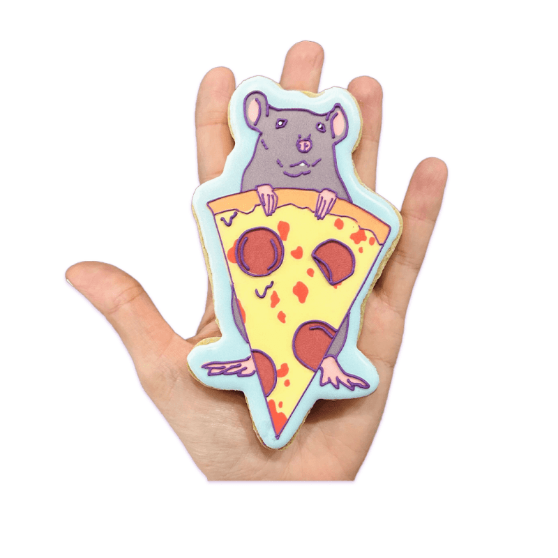 pizza rat pick a cookie funny face bakery 713459