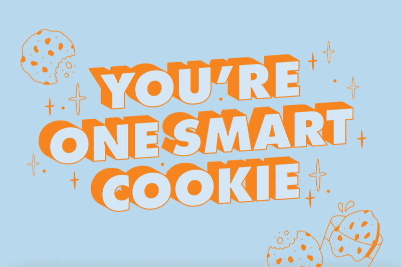 youre one smart cookie funny face bakery 214337